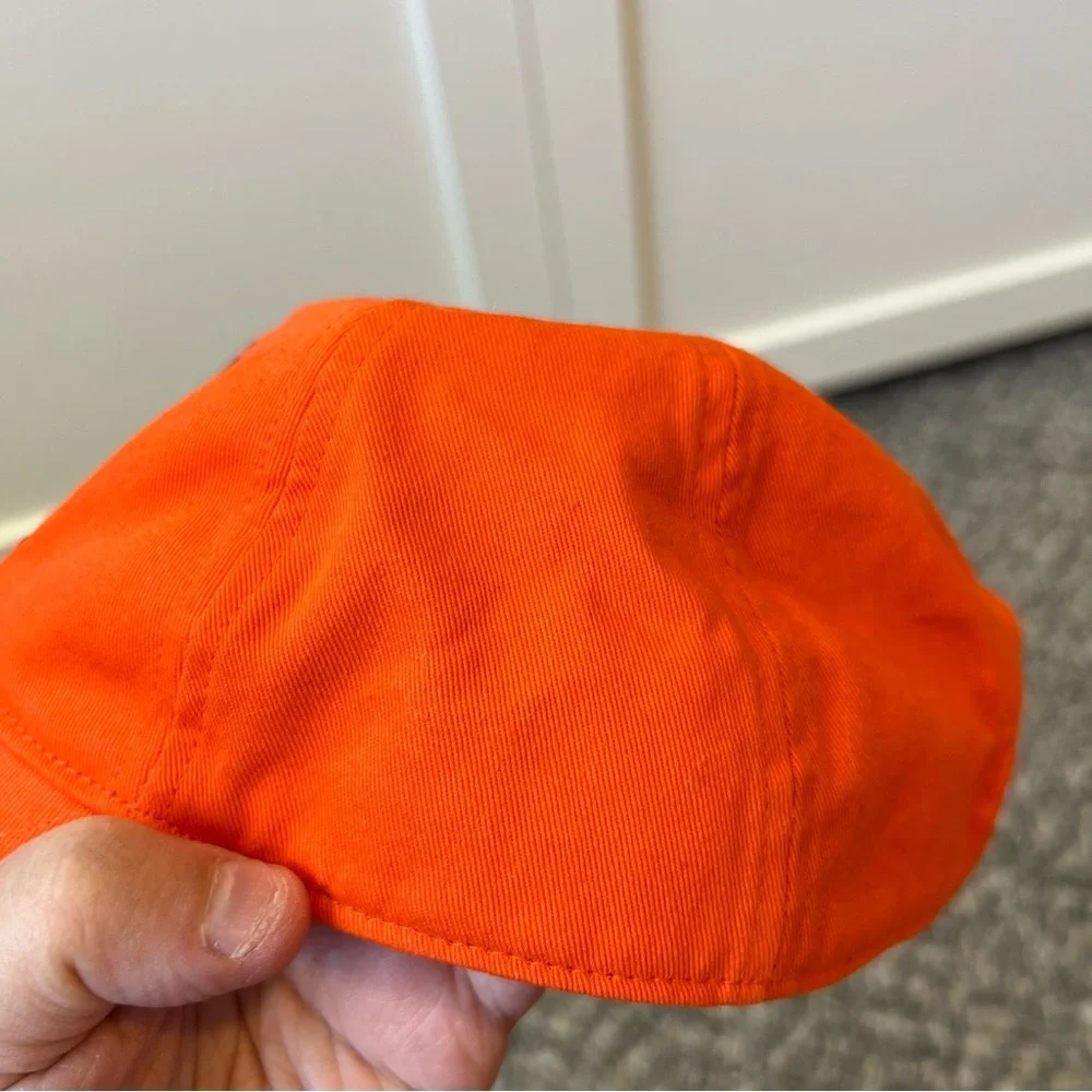 Janie And Jack‎ Sport Infant Toddler Orange Baseball Cap Size 12-24 Months